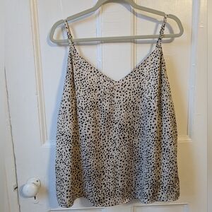 ASOS Leopard Print Cami Tank Top - Size 14